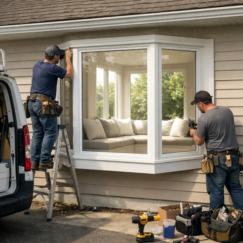 Myersville — window installation