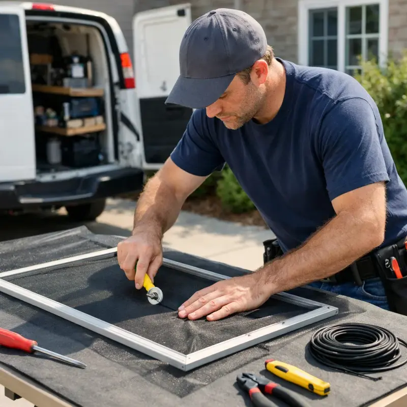 Window Screen Repair Burkittsville